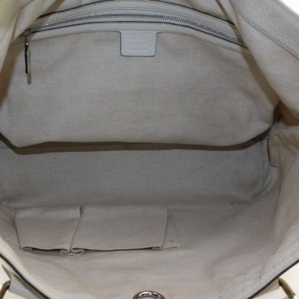 Gucci Navy Web Ivory Tote 2GK0104K